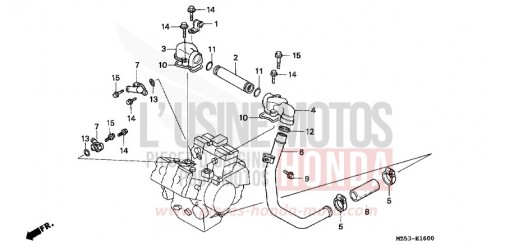TUYAU D'EAU VF750CV de 1997